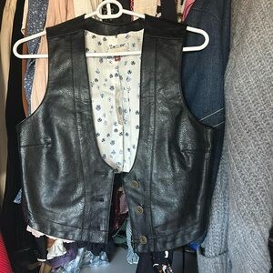 anthropologie Pilcro vegan vest